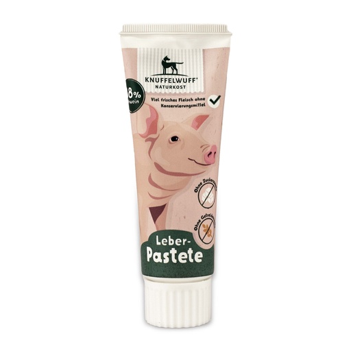 Leber-Pastete Knuffelwuff, Tubensnack 